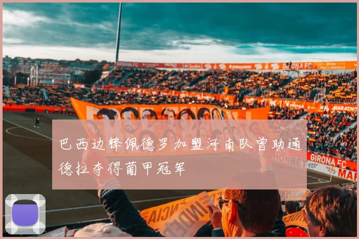 巴西边锋佩德罗加盟河南队曾助通德拉夺得葡甲冠军